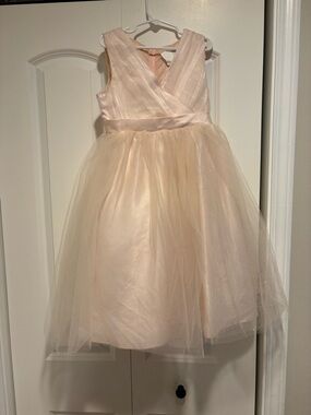 Girls' Blush Pink Tulle Party Dress size 6